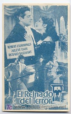 Cine: EL REINADO DEL TERROR  , SENCILLO ,  PM4782 - Foto 1