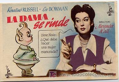 Cine: LA DAMA SE RINDE , SENCILLO ,  PM4797 - Foto 1