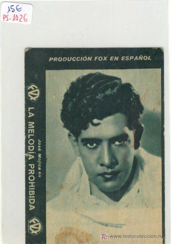Folhetos de m&atilde;o de filmes antigos de cinema: (PS-1026)PROGRAMA DE CINE LA MELODIA PROHIBIDA A&Ntilde;O 1934
