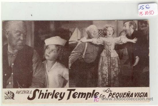 Folhetos de m&atilde;o de filmes antigos de cinema: (PS-1030)PROGRAMA DE CINE LA PEQUE&Ntilde;A VIGIA A&Ntilde;O 1940
