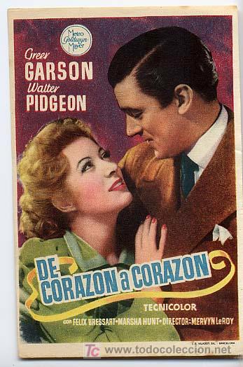 Cine: DE CORAZON A CORAZON  ,   PM4837 - Foto 1