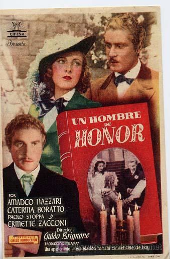 Cine: EL HOMBRE DE HONOR ,   PM4879 - Foto 1