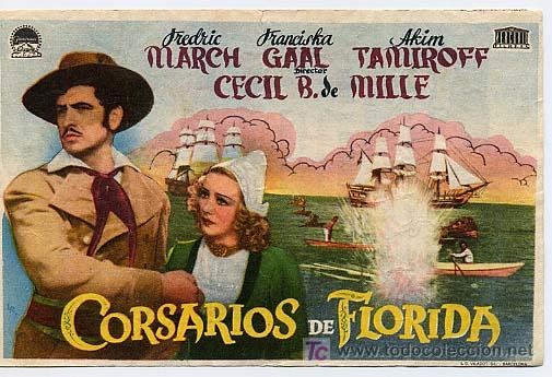 Cine: CORSARIOS DE FLORIDA   ,   PM4891 - Foto 1