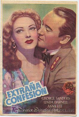 Cine: EXTRA&Ntilde;A CONFESION   ,   PM5042 - Foto 1