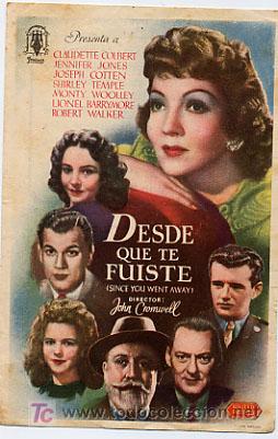 Cine: DESDE QUE TE FUISTE   ,   PM5067 - Foto 1