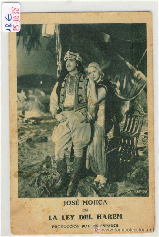 Folhetos de m&atilde;o de filmes antigos de cinema: (PG-1038)PROGRAMA DE CINE LA LEY DEL HAREM A&Ntilde;O 1932