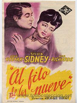 Cine: AL FILO DE LAS NUEVE     PM5170 - Foto 1