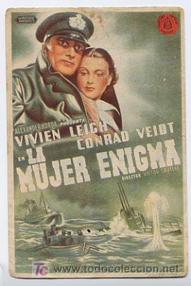 Cine: LA MUJER ENIGMA   ,     PM5214 - Foto 1