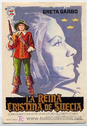  Flyers Publicitaires de films Anciens: LA REINA CRISTINA DE SUECIA , PM5295