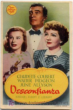 Cine: DESCONFIANZA       , SENCILLO     , PM5336 - Foto 1