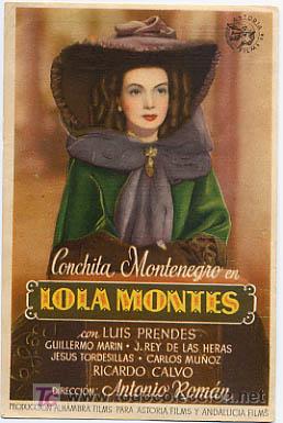 Cine: LOLA MONTES    , SENCILLO     , PM5338 - Foto 1