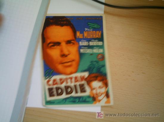 Cine: EL CAPITAN EDDIE. FRED MAC MURRAY. - Foto 1