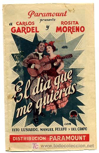 Cine: EL DIA QUE ME QUIERAS , DOBLE , S465 - Foto 1