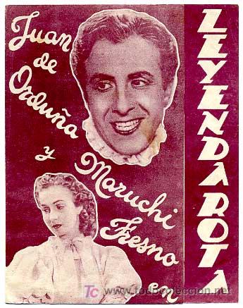 Cine: LEYENDA ROTA     ,DOBLE ,   S492 - Foto 1