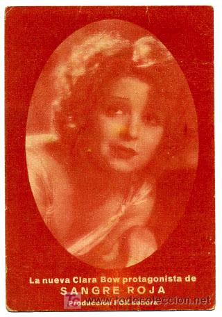 Foglietti di film di film antichi di cinema: SANGRE ROJA , TARJETA    ,   S569