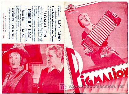 Cine: PIGMALION ,DOBLE , CIFESA , S590 - Foto 1