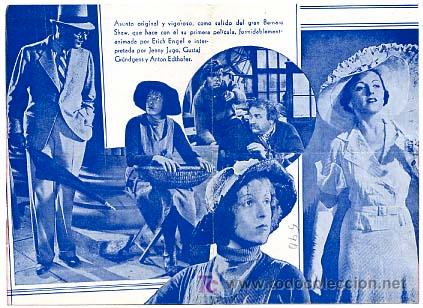 Cine: PIGMALION ,DOBLE , CIFESA , S590 - Foto 2