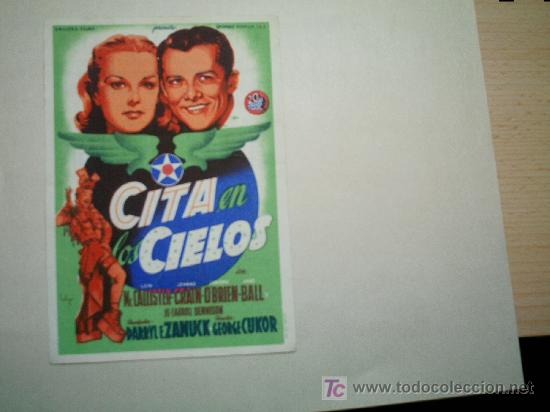 Cine: CITA EN LOS CIELOS.   ( SOLIG&Oacute; ) - Foto 1