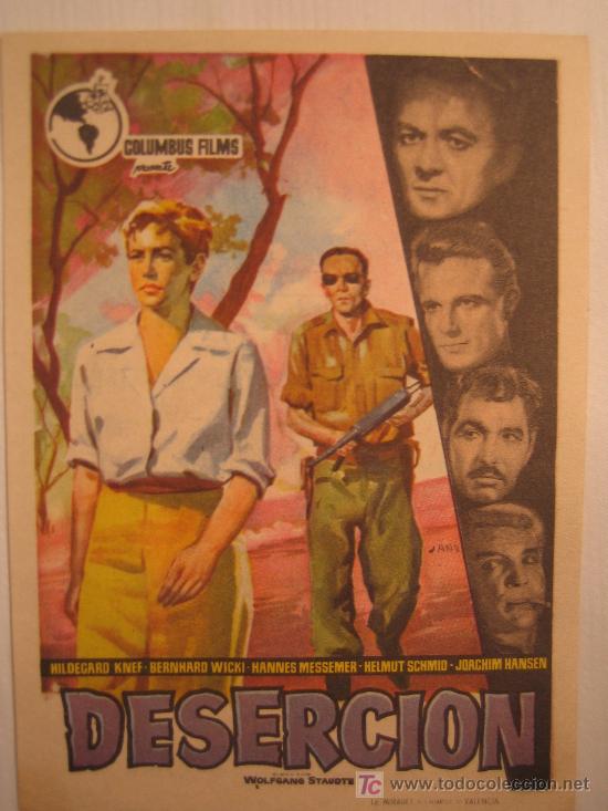 Foglietti di film di film antichi di cinema: Desercion - Jano