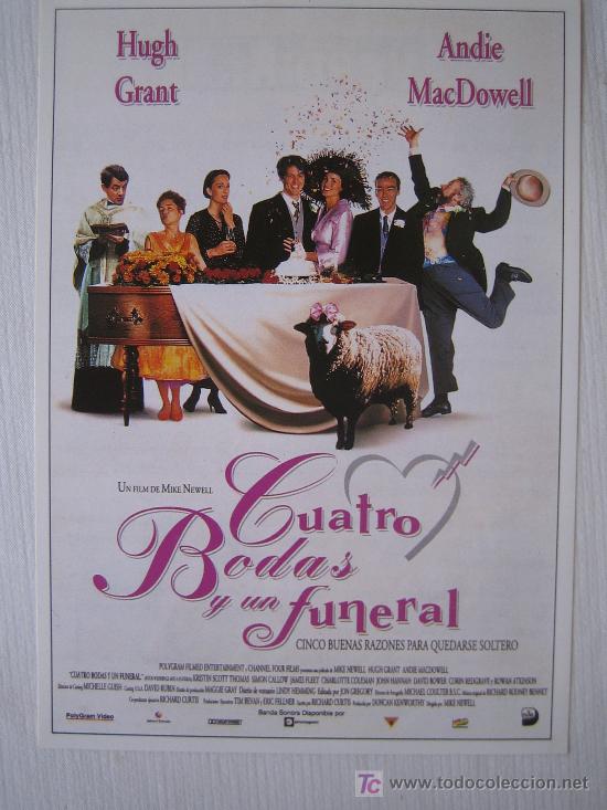 Cine: Cuatro bodas y un funeral - Foto 1