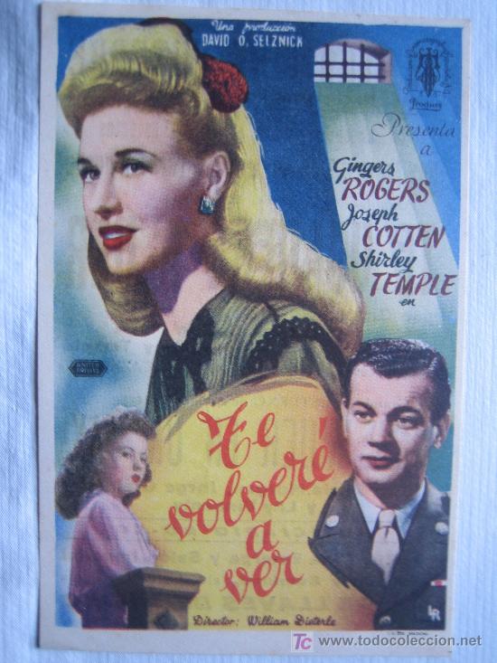 Cine: Te volvere a ver - Ginger Rogers - Foto 1