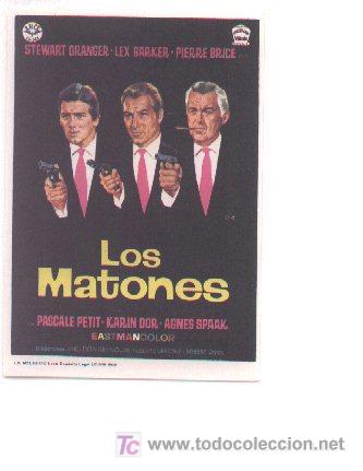 Flyers Publicitaires de Films Anciens: 19-4. Los Matones (Jano)