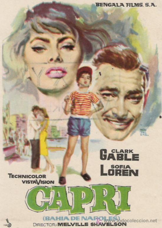 Cine: CAPRI  CLARK GABLE SOFIA LOREN - Foto 1