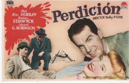 Flyers Publicitaires de Films Anciens: PERDICION