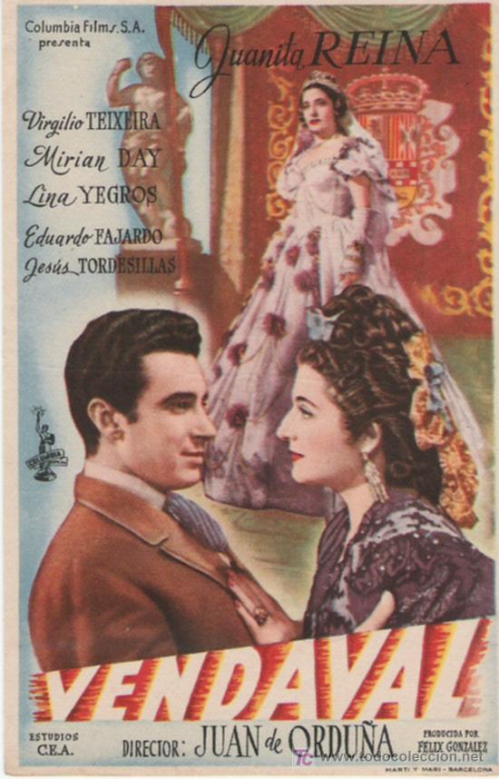 Cine: VENDAVAL   JUANITA REINA - Foto 1