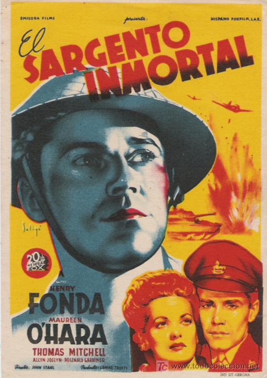 Cine: EL SARGENTO INMORTAL - Foto 1