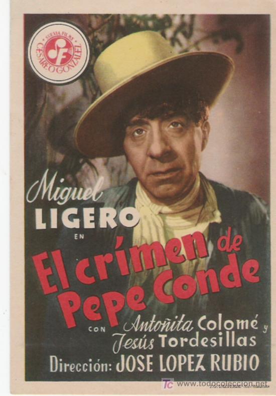 Cine: EL CRIMEN DE PEPE CONDE - Foto 1