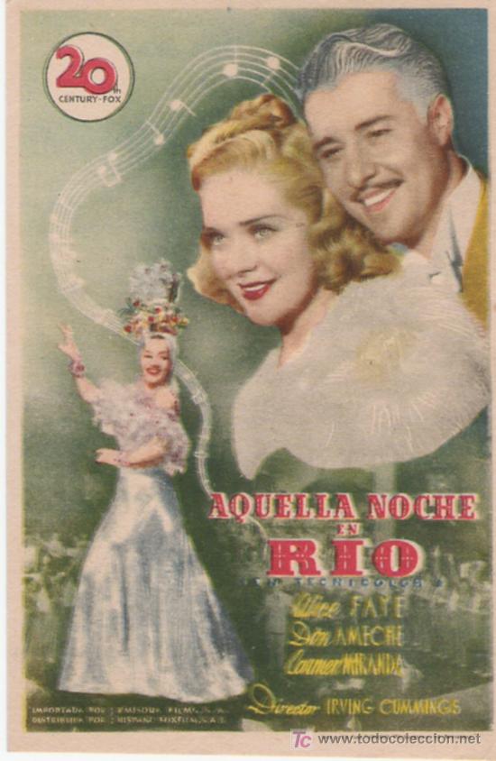 Cinema: AQUELLA NOCHE EN RIO