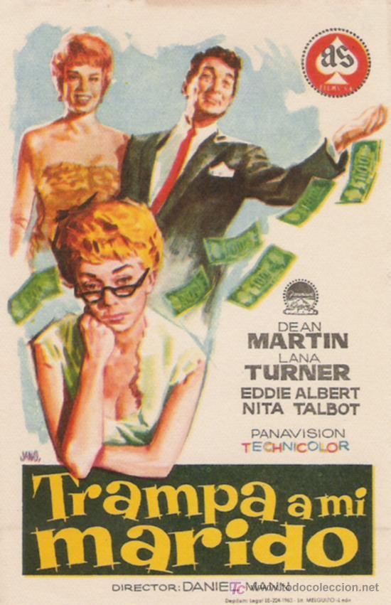 Flyers Publicitaires de Films Anciens: TRAMPA A MI MARIDO