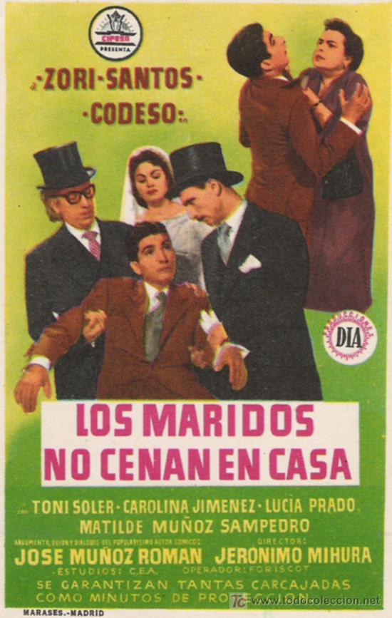 Cine: LOS MARIDOS NO CENAN EN CASA - Foto 1