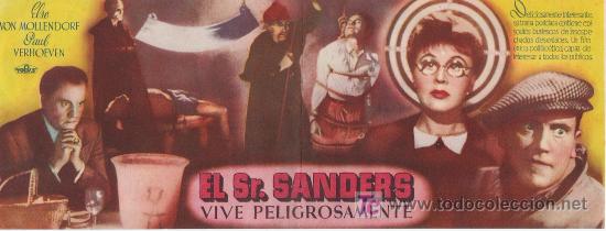 Cine: EL  Sr. SANDERS VIVE PELIGROSAMENTE - Foto 1