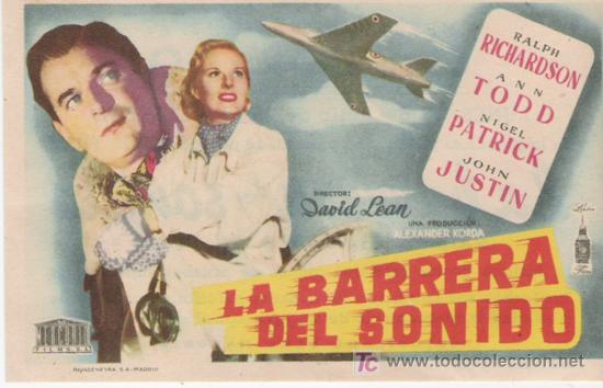 Cine: LA BARRERA DEL SONIDO - Foto 1