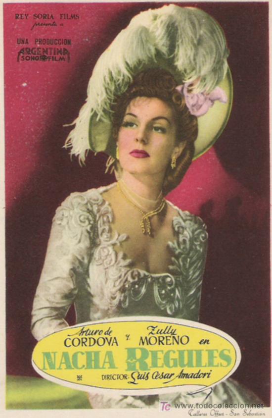 Flyers Publicitaires de Films Anciens: NACHA REGULES