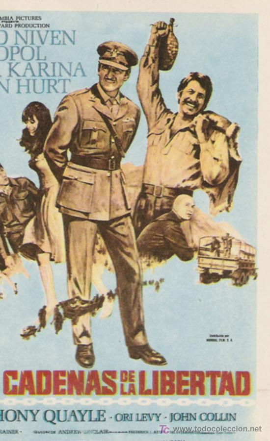 Flyers Publicitaires de Films Anciens: LAS CADENAS DE LA LIBERTAD