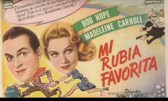Cine: MI RUBIA FAVORITA