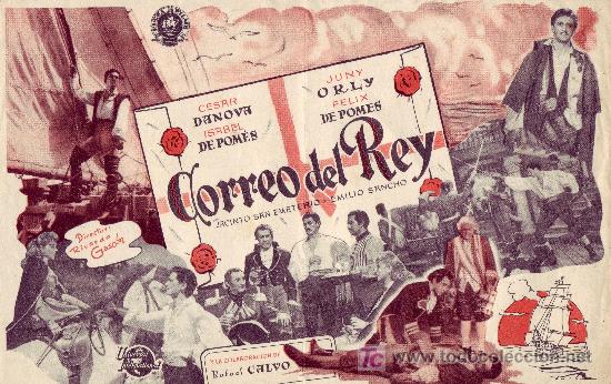 Cine: Programa de Mano -CORREO DEL REY - Foto 1