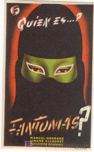 Cine: FANTOMAS PROGRAMA SENCILLO FILMOFONO SIMONE SIGNORET - Foto 1