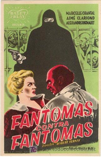 Cine: FANTOMAS CONTRA FANTOMAS PROGRAMA SENCILLO BALLET Y BLAY MARCELLE CHANTAL - Foto 1