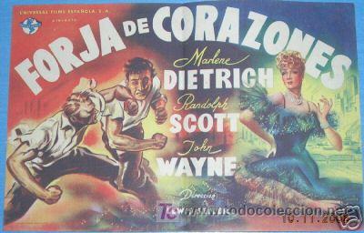 Cine: FORJA DE CORAZONES. FOLLETO A&Ntilde;O 1944.PROGRAMA DE MANO - Foto 1