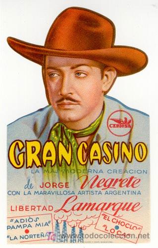 Cine: GRAN CASINO PROGRAMA TROQUELADO CEPICSA JORGE NEGRETE LUIS BU&Ntilde;UEL - Foto 1