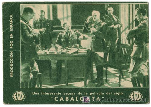 Cine: PTCC 438 CABALGATA PROGRAMA TARJETA FOX OSCAR MEJOR PELICULA D - Foto 1