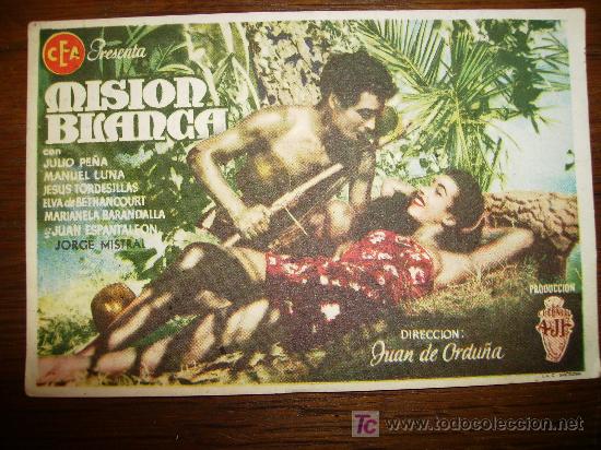 Kino: mision blanca, pelicula espa&ntilde;ola, con publicidad