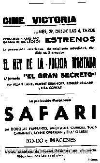 Cine: PROGRAMA EL REY DE LA POLICIA MONTADA (PRIMERA JORNADA) - Foto 2