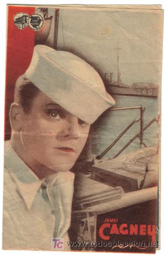 Cine: PTCC 443 AQUI VIENE LA ARMADA PROGRAMA DOBLE WARNER JAMES CAGNEY GLORIA STUART - Foto 1
