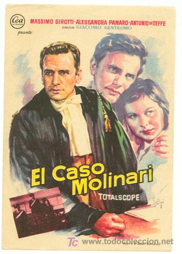Cine: EL CASO MOLINARI PROGRAMA SENCILLO CEA SOLIGO MASSIMO GIROTTI - Foto 1