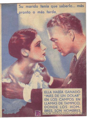 Cine: PTCC 429 ORO EN LLAMAS PROGRAMA DOBLE RKO WILLIAM BOYD MAE CLARKE - Foto 1